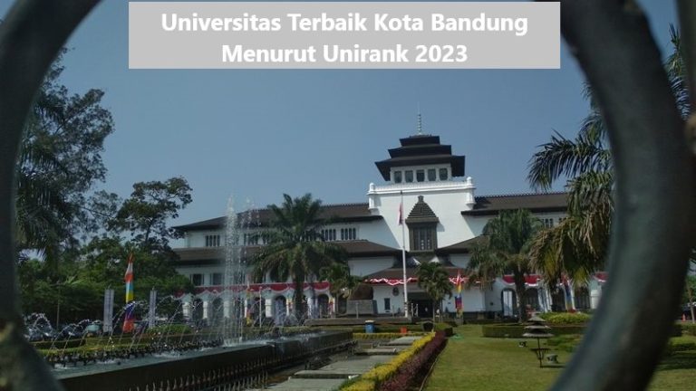 Universitas Terbaik Kota Bandung Menurut Unirank 2023